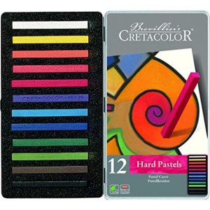 Pastelių rinkinys Cretacolor Hard Pastels, 12 spalvų