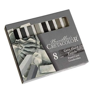 Pastelių rinkinys Cretacolor Grey Chalk, 8 spalvų