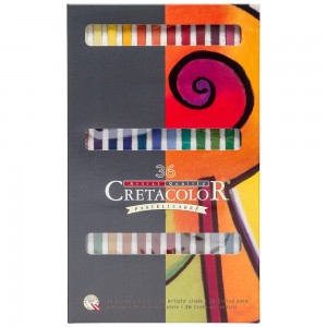 Pastelių rinkinys Cretacolor Hard Pastels, 36 spalvų