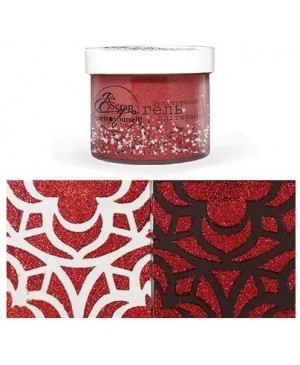 Gelis tekstūrinis su blizgučiais ScrapEgo SEGG06 Raudona "Glitter Tart Wine", 100ml 