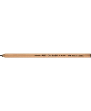 Aliejinis pieštukas Faber-Castell PITT, juodas, minkštas