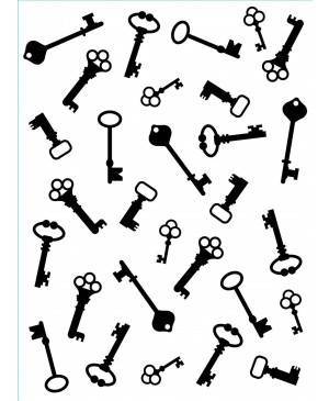 Reljefavimo formelė Darice - Antique Keys, 10.8x14.6cm 