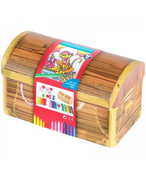 Flomasterių rinkinys Faber-Castell Connector Lobių dėžė, 33 spalvos