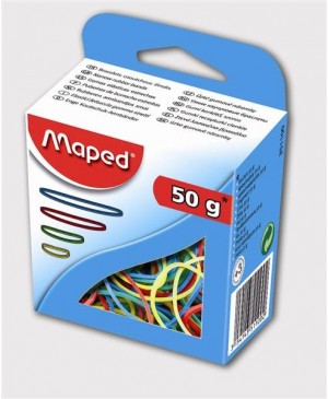 Gumelės Maped įvairių spalvų ir dydžių dėžutėje 50g