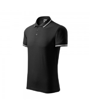 Vyriški marškinėliai Malfini Urban Polo 219, 200g/m², juoda, L