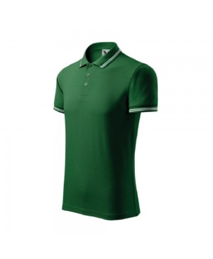 Vyriški marškinėliai Malfini Urban Polo 219, 200g/m², tamsi žalia, XL