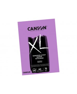 Eskizavimo bloknotas Canson XL Marker A3, 70g/m², 100 lapų