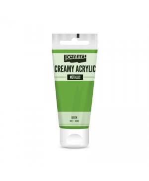 Akrilo dažai Pentart Creamy Metallic, 60ml, 28024 green       