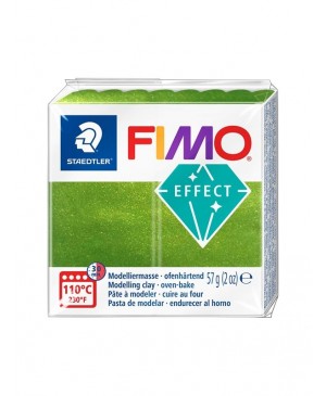 Modelinas Fimo Effect, 57g, 51 green metallic