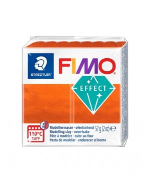 Modelinas Fimo Effect, 57g, 41 orange metallic