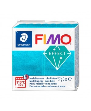 Modelinas Fimo Effect, 57g, 36 turquoise metallic