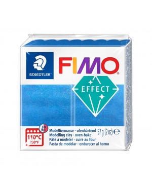 Modelinas Fimo Effect, 57g, 31 blue metallic