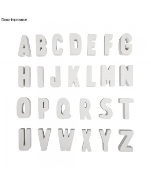 Silikoninė liejimo forma Rayher - Alphabet letters, 2.5x5cm, 26 raidės