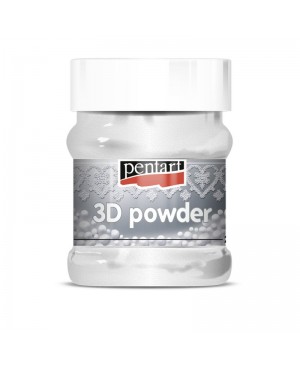 Pudra Pentart 3D, vidutinio smulkumo, 230ml