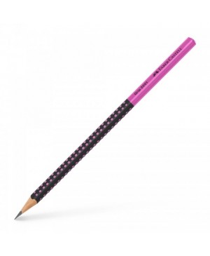 Grafitinis pieštukas Faber-Castell Grip 2001 Two Tone, HB, rožinės spalvos                