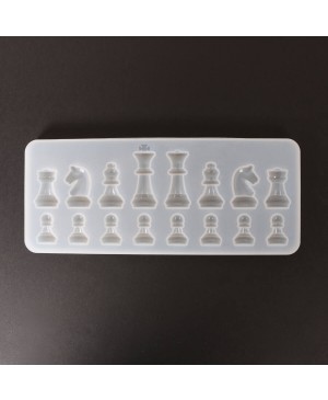 Silikoninė liejimo formelė Pentart Transparent Chess Figurines, 20.7x8.7x1.3cm (41097), 1vnt.