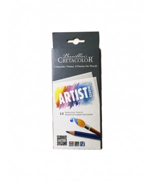 Akvarelinių pieštukų rinkinys Cretacolor Artist studio, 12vnt.