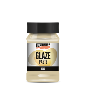 Pasta Glaze Paste Pentart 100ml, pearl gold (43536)
