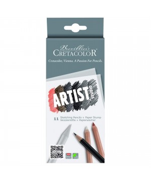 Rinkinys piešimui Cretacolor Artist Studio Sketching Pencils Set, 11 dalių