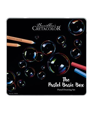 Pastelinių pieštukų ir pastelių rinkinys Cretacolor Pastel Basic Box, 27 dalių