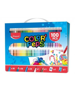 Piešimo priemonių rinkinys Maped Color Peps 100vnt