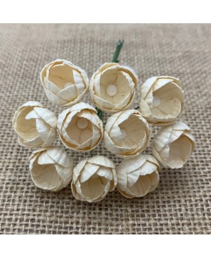 Popierinės gėlytės Promlee Flowers - Cream Buttercups SAA-539, 25mm, 10vnt