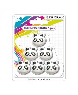 Magnetukai Starpak - Panda, 6vnt