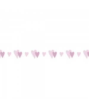 Popierinė dekoratyvinė lipni juostelė 10mm pločio, 15m, Little Heart - Baby Pink