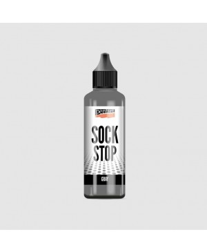 Lateksas su aplikatoriumi Pentart Sock Stop, pilkas, 80ml