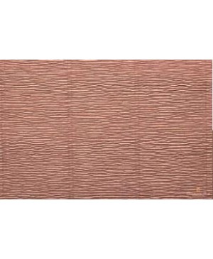 Krepinis popierius 50 cm x 2,5 m, 180 g/m², rausvai ruda (613) - Brown Antique Pink 