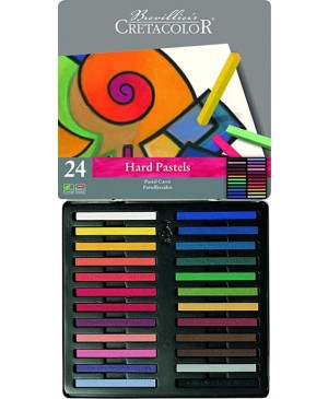 Pastelių rinkinys Cretacolor Hard Pastels, 24 spalvų