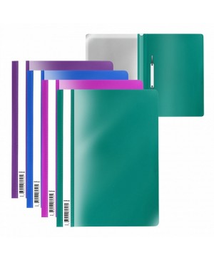 Segtuvėliai plastikiniai ErichKrause Fizzy Vivid, A4, įvairių spalvų, 20vnt.