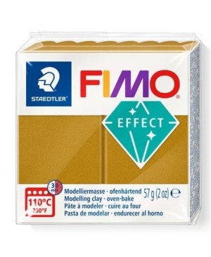 Modelinas Fimo Effect Metallic, 57g, 11 aukso sp.  