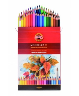 Akvareliniai pieštukai "Mondeluz" 36 spalvų