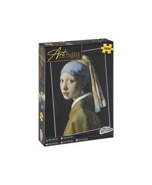 Dėlionė Grafix Art Puzzle - Girl With a Pearl Earing, 1000 dalių, 50x70cm
