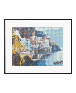 Deimantinės mozaikos rinkinys - Craft Sensations Diamond Painting - Amalfi Coast, 40x50cm