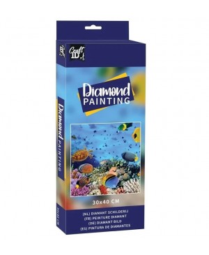 Deimantinės mozaikos rinkinys - Craft Sensations Diamond Painting - Underwater World, 30x40cm