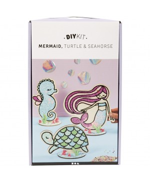 Kūrybinis rinkinys CCH lipdymo - Foam Clay - Mermaid, Turtle and Seahorse		