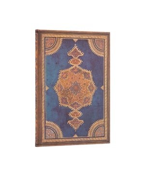 Užrašų knygutė Paperblanks Safavid Indigo 21x30cm 128 lapai linijomis