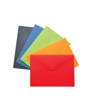 Plastikinis vokas su lipuku Office Box - Vital colors, A5