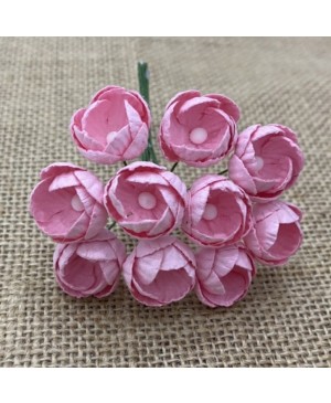 Popierinės gėlytės Promlee Flowers - Baby Pink Buttercups SAA-542, 25mm, 10vnt