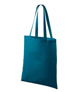 Medvilninis maišelis su rankena, 38x42cm, žaliai mėlyna