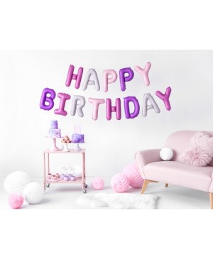 Folinis balionas Happy Birthday, 35x340cm