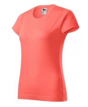 Moteriški marškinėliai Malfini Basic 134, 160g/m², koralinė, XL