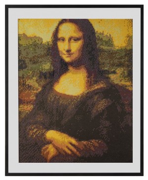 Deimantinės mozaikos rinkinys - Craft Sensations Diamond Painting - Mona Lisa, 40x50cm