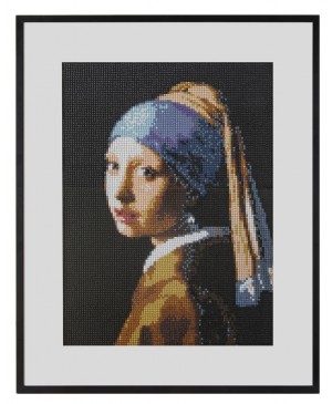 Deimantinės mozaikos rinkinys - Craft Sensations Diamond Painting - Girl with the Pearl Earing, 40x50cm