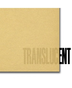 Spalvotas permatomas popierius Curious Translucent, Gold, 100 g/m², A4, 1 lapas