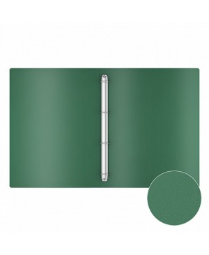 Aplankas su 4 žiedais dokumentams ErichKrause Classic, A4, nugarėlė 24mm, žalias