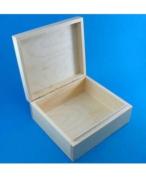 Dėžutė medinė, 20.5x18.5x8.5cm