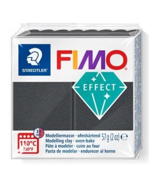 Modelinas Fimo Effect Metallic, 57g, 91 plieno pilkas blizgus
